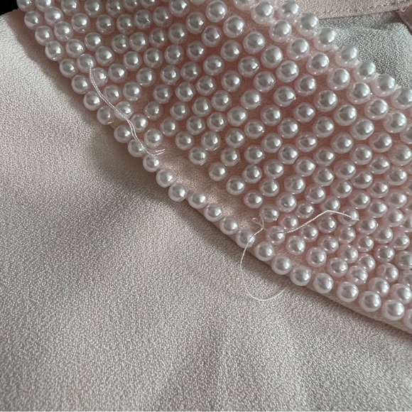 Ted Baker London sew in love blush pink blouse size 4 - Picture 3 of 5